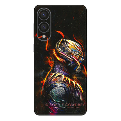Samsung A/S Series Phone Skins (All Models) - Black Panther - 3D Embossed Finish (L-190) Samsung Galaxy S25 Edge