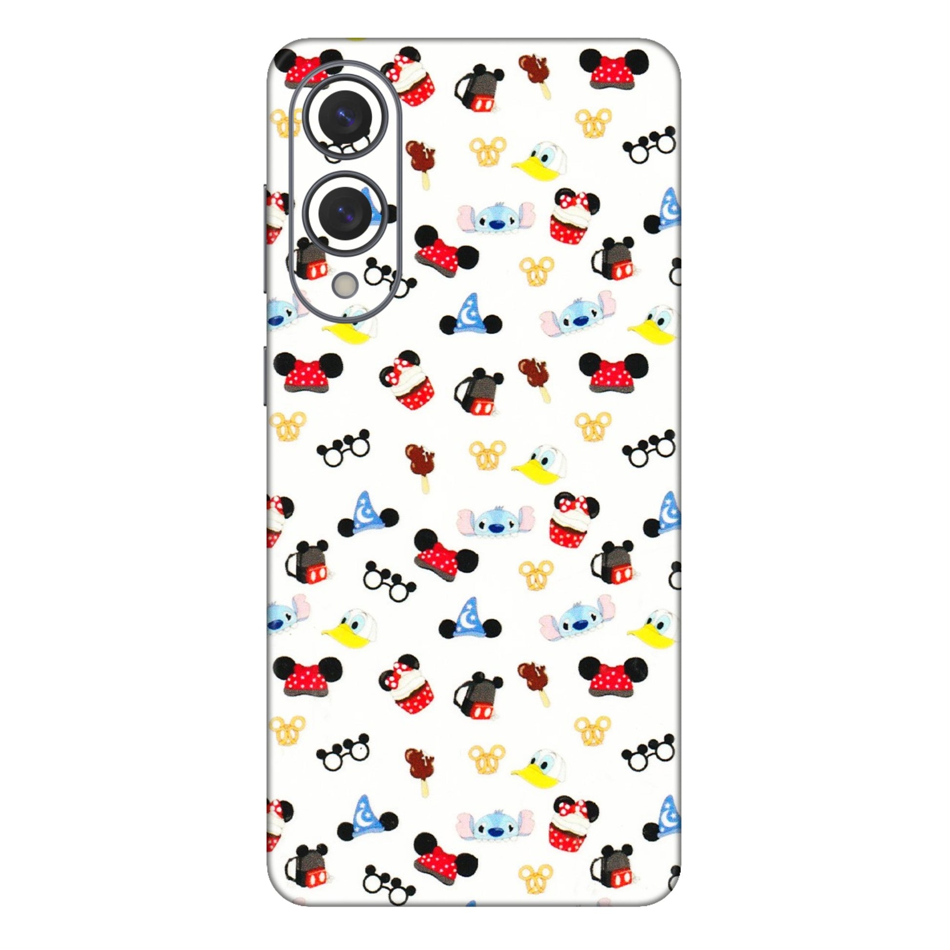 Samsung A/S Series Phone Skins (All Models) - Minnie Mouse & Donald Doodles s - 3D Embossed Finish (L-194) Samsung Galaxy S25 Edge