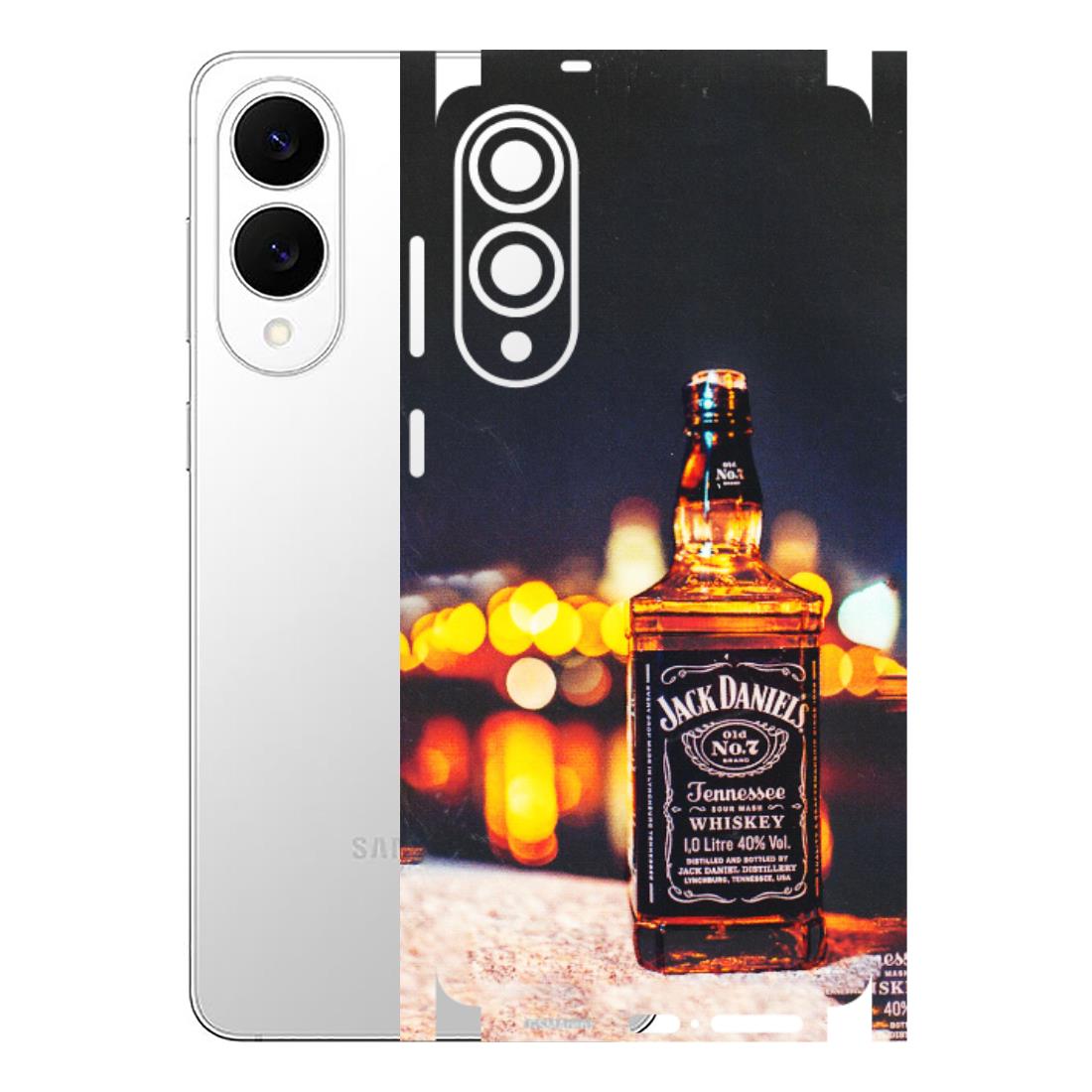 Samsung A/S Series Phone Skins (All Models) - JD Whiskey Bottle - 3D Embossed Finish (L-20) Samsung Galaxy S25 Edge