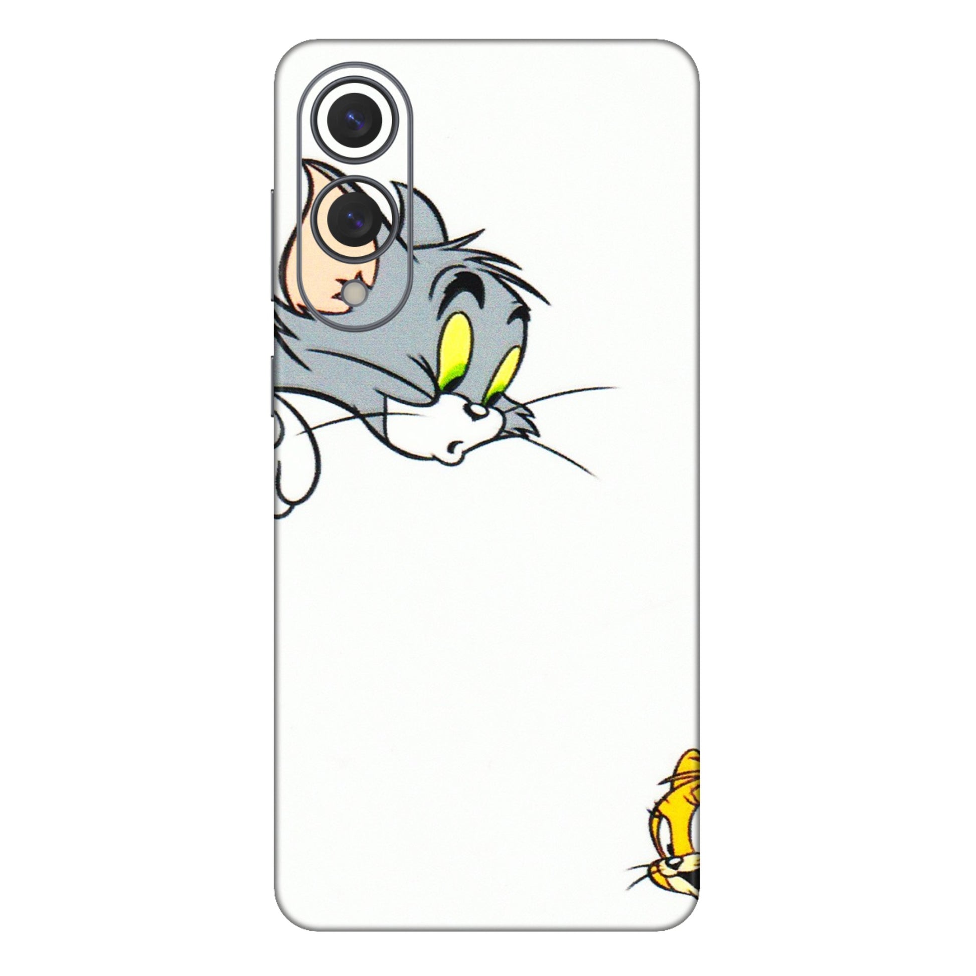 Samsung A/S Series Phone Skins (All Models) - Cute Tom And Jerry - 3D Embossed Finish (L-220) Samsung Galaxy S25 Edge