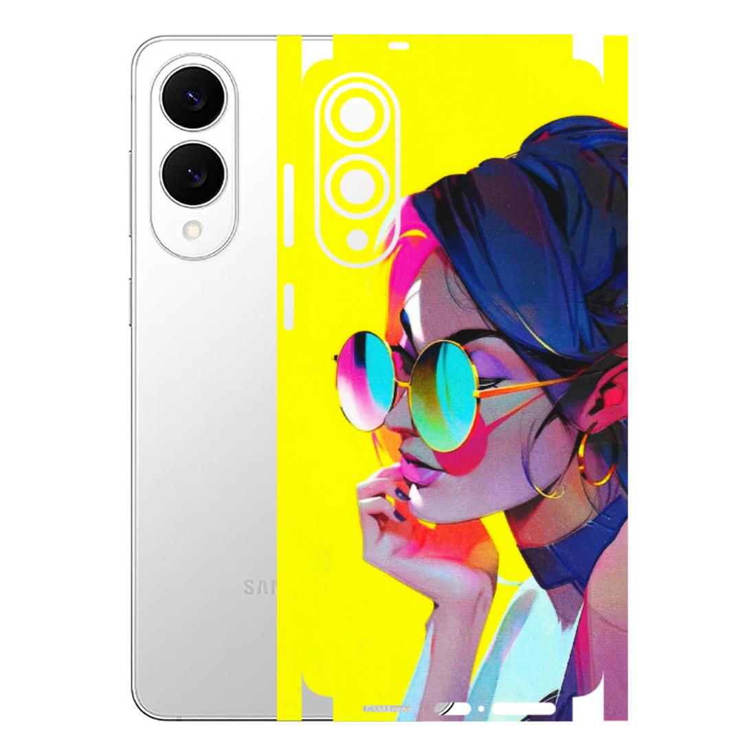 Samsung A/S Series Phone Skins (All Models) - Bold Stylish Girl - 3D Embossed Finish (L-222) Samsung Galaxy S25 Edge