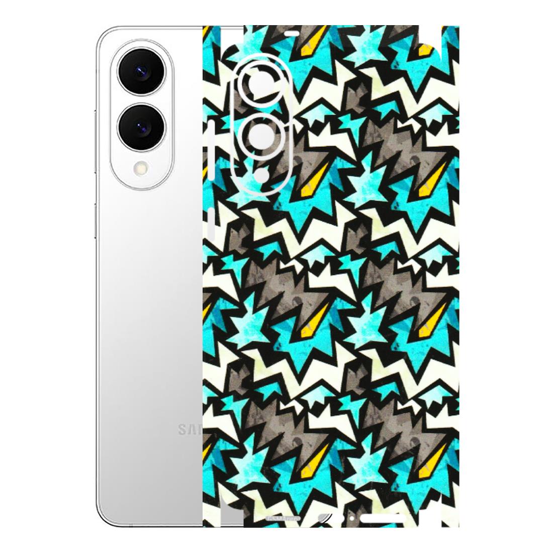Samsung A/S Series Phone Skins (All Models) - Funky Zig Zag - 3D Embossed Finish (L-223) Samsung Galaxy S25 Edge