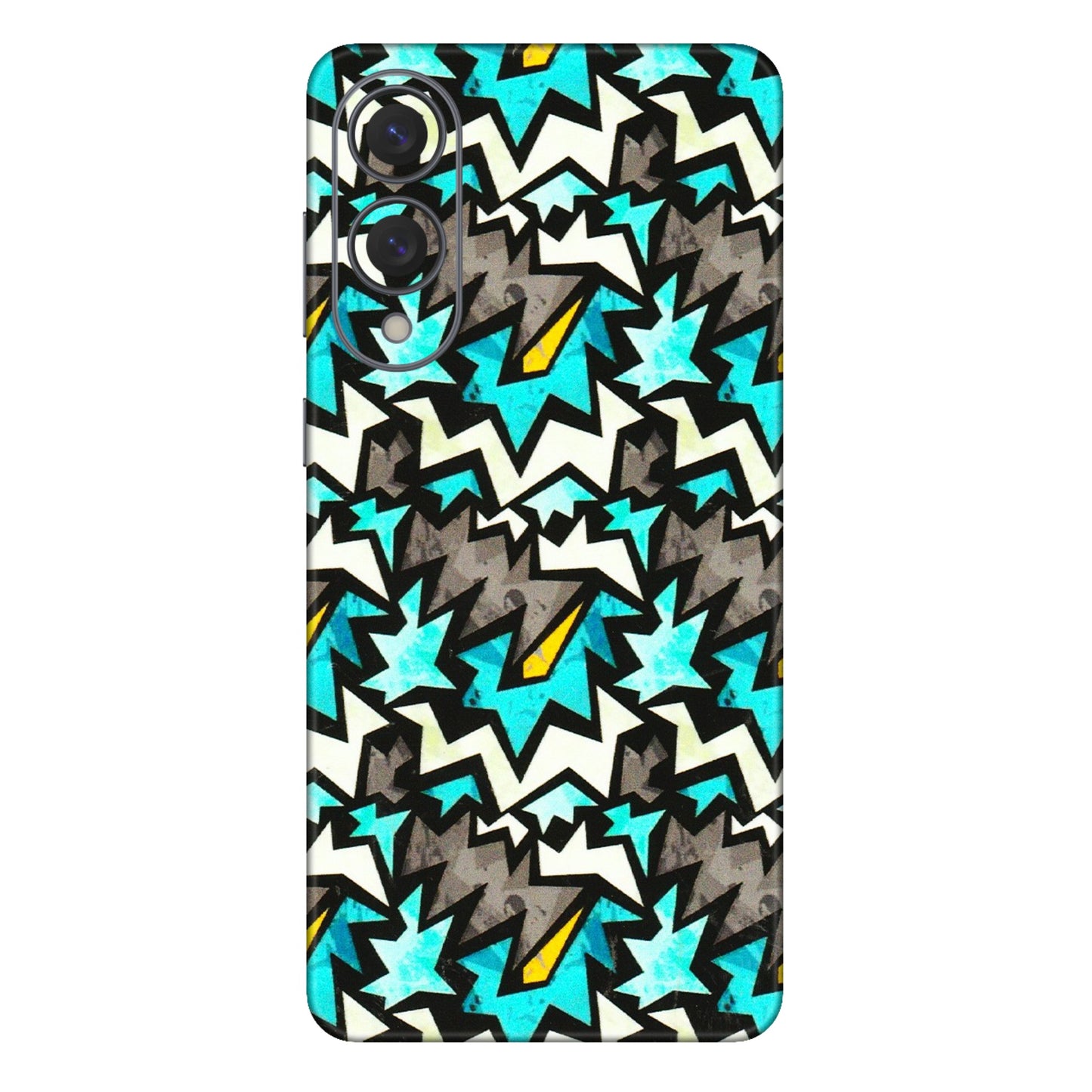 Samsung A/S Series Phone Skins (All Models) - Funky Zig Zag - 3D Embossed Finish (L-223) Samsung Galaxy S25 Edge