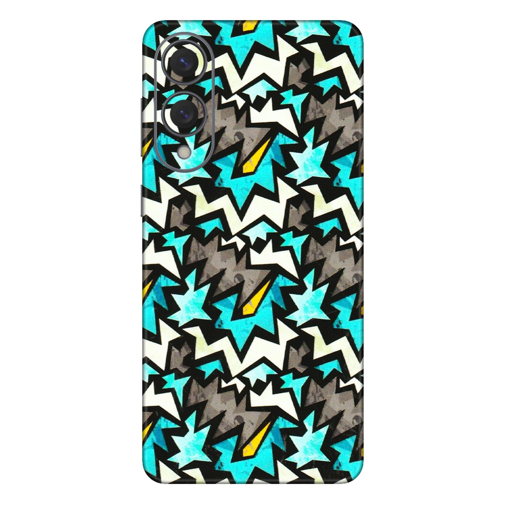 Samsung A/S Series Phone Skins (All Models) - Funky Zig Zag - 3D Embossed Finish (L-223) Samsung Galaxy S25 Edge