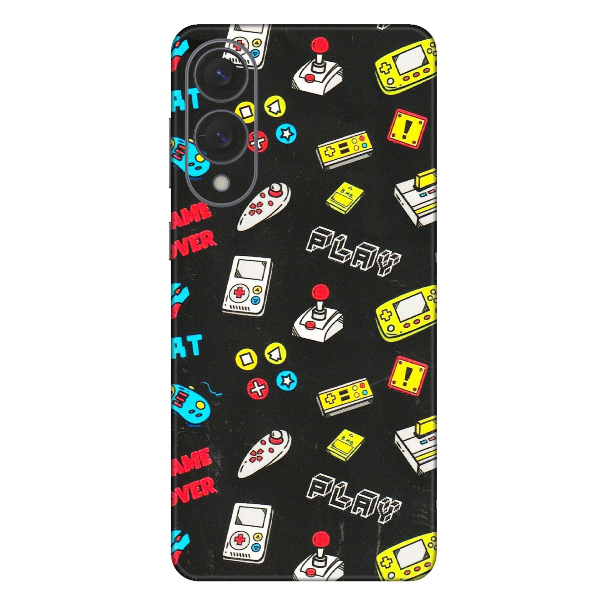 Samsung A/S Series Phone Skins (All Models) - Gaming Doodles - 3D Embossed Finish (L-224) Samsung Galaxy S25 Edge