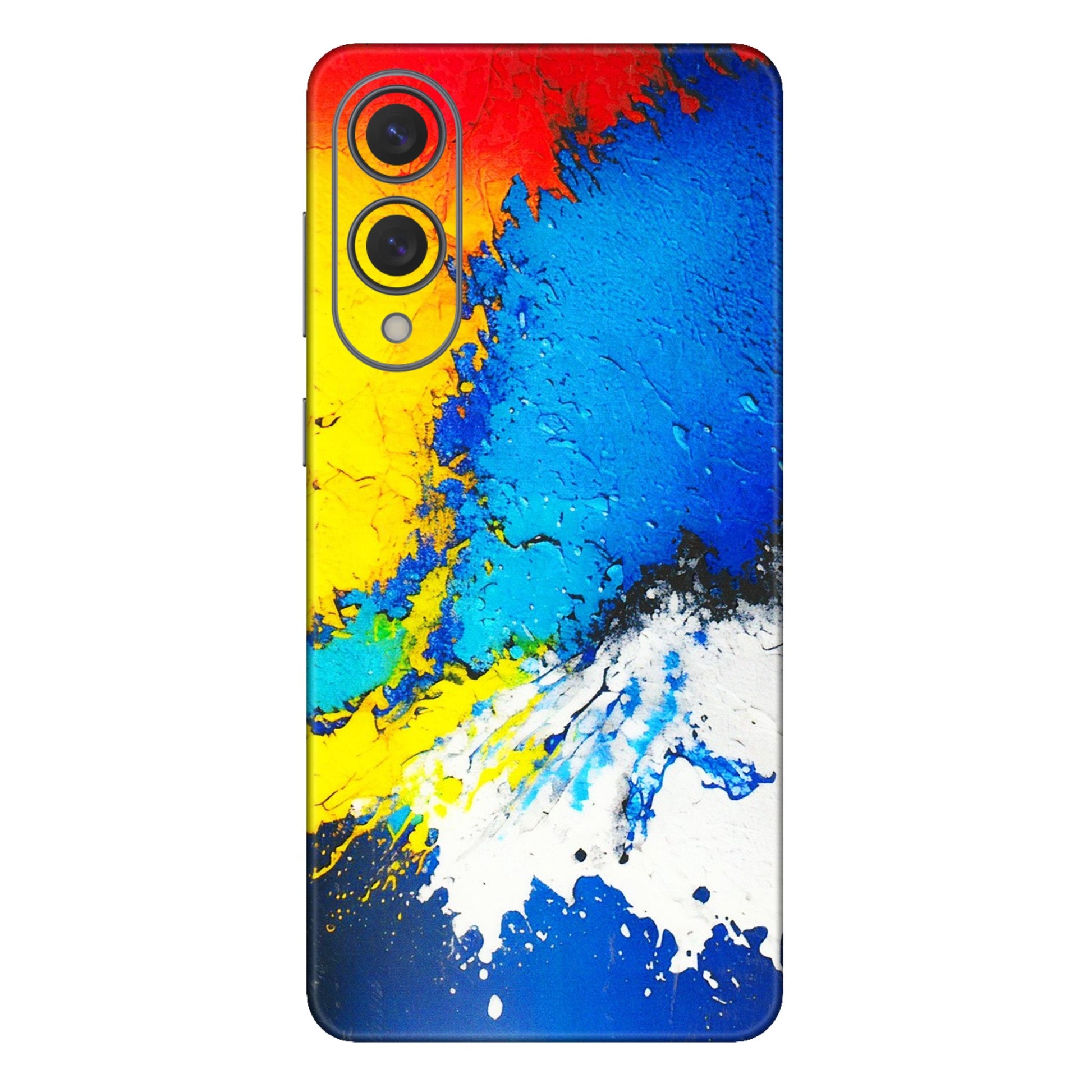 Samsung A/S Series Phone Skins (All Models) - Acrylic Paint Spill - 3D Embossed Finish (L-229) Samsung Galaxy S25 Edge