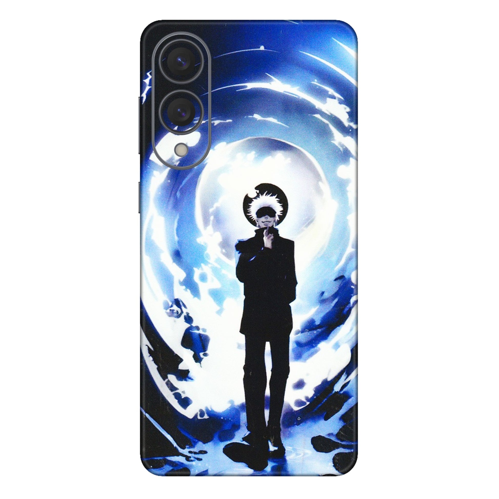 Samsung A/S Series Phone Skins (All Models) - Satoru Gojo Dark Blue - 3D Embossed Finish (L-235) Samsung Galaxy S25 Edge