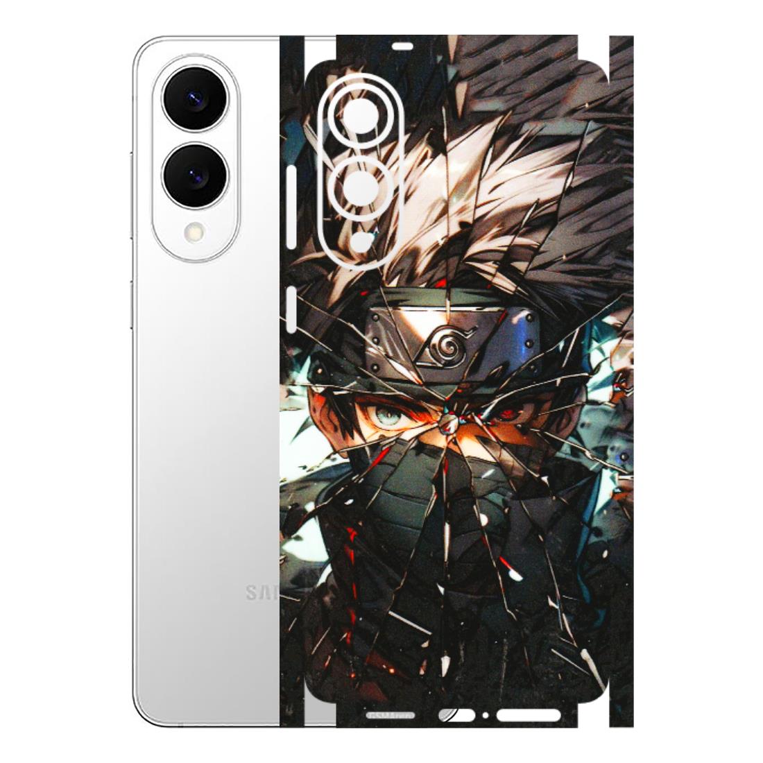 Samsung A/S Series Phone Skins (All Models) - Kakashi Shattered Glass Effect - 3D Embossed Finish (L-237) Samsung Galaxy S25 Edge