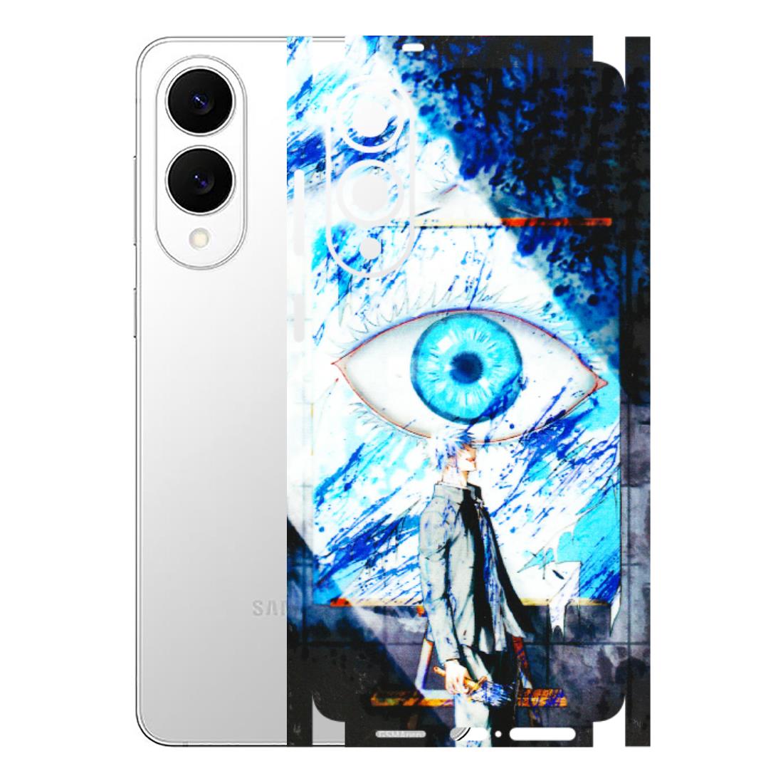 Samsung A/S Series Phone Skins (All Models) - Gojo Satoru evil eye - 3D Embossed Finish (L-239) Samsung Galaxy S25 Edge