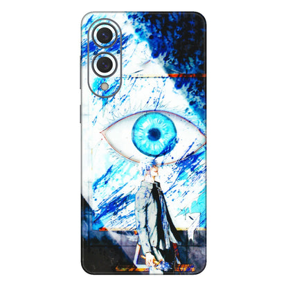 Samsung A/S Series Phone Skins (All Models) - Gojo Satoru evil eye - 3D Embossed Finish (L-239) Samsung Galaxy S25 Edge