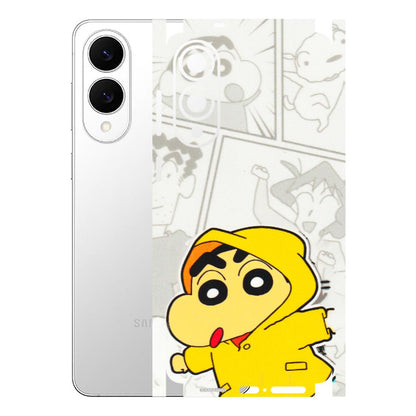 Samsung A/S Series Phone Skins (All Models) - Yellow Shinchan Comic - 3D Embossed Finish (L-246) Samsung Galaxy S25 Edge