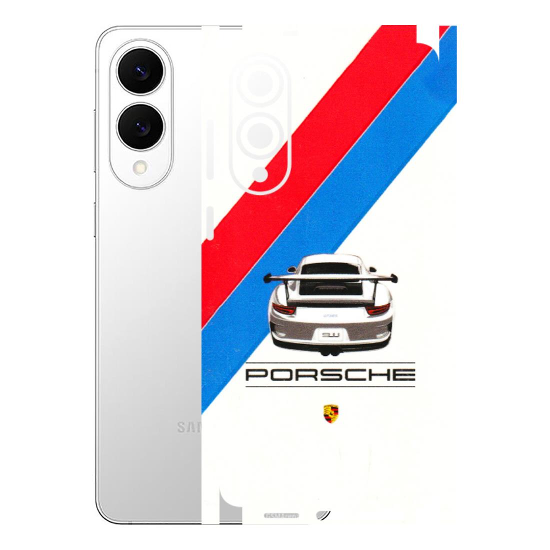 Samsung A/S Series Phone Skins (All Models) - Porche Car Sober Logo - 3D Embossed Finish (L-248) Samsung Galaxy S25 Edge