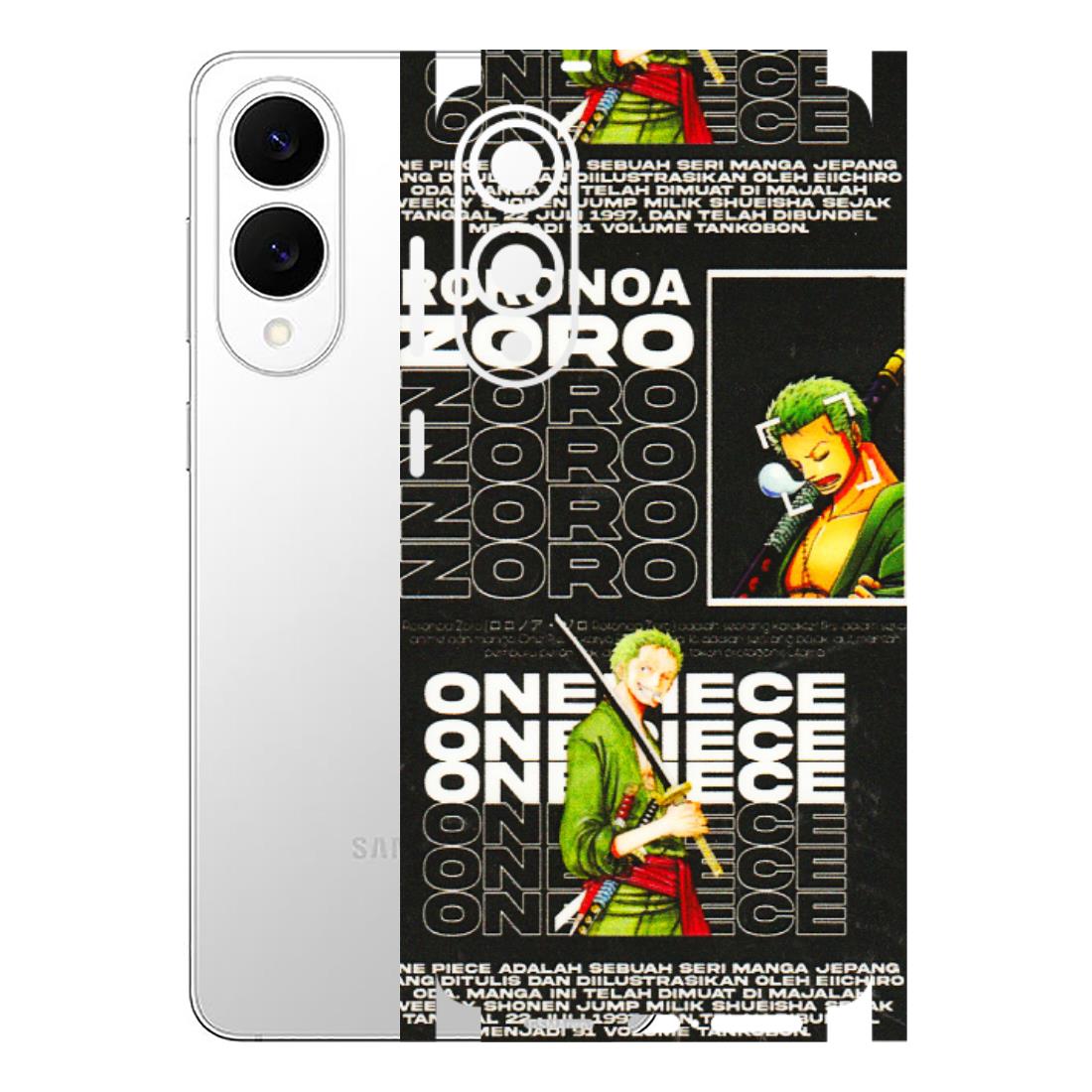Samsung A/S Series Phone Skins (All Models) - One Piece Zoro - 3D Embossed Finish (L-250) Samsung Galaxy S25 Edge
