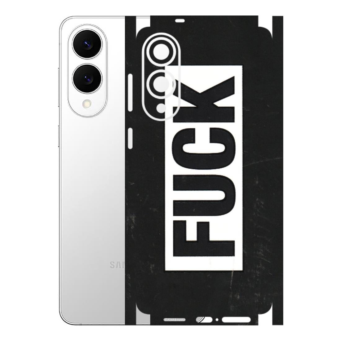 Samsung A/S Series Phone Skins (All Models) - The F Word - 3D Embossed Finish (L-255) Samsung Galaxy S25 Edge