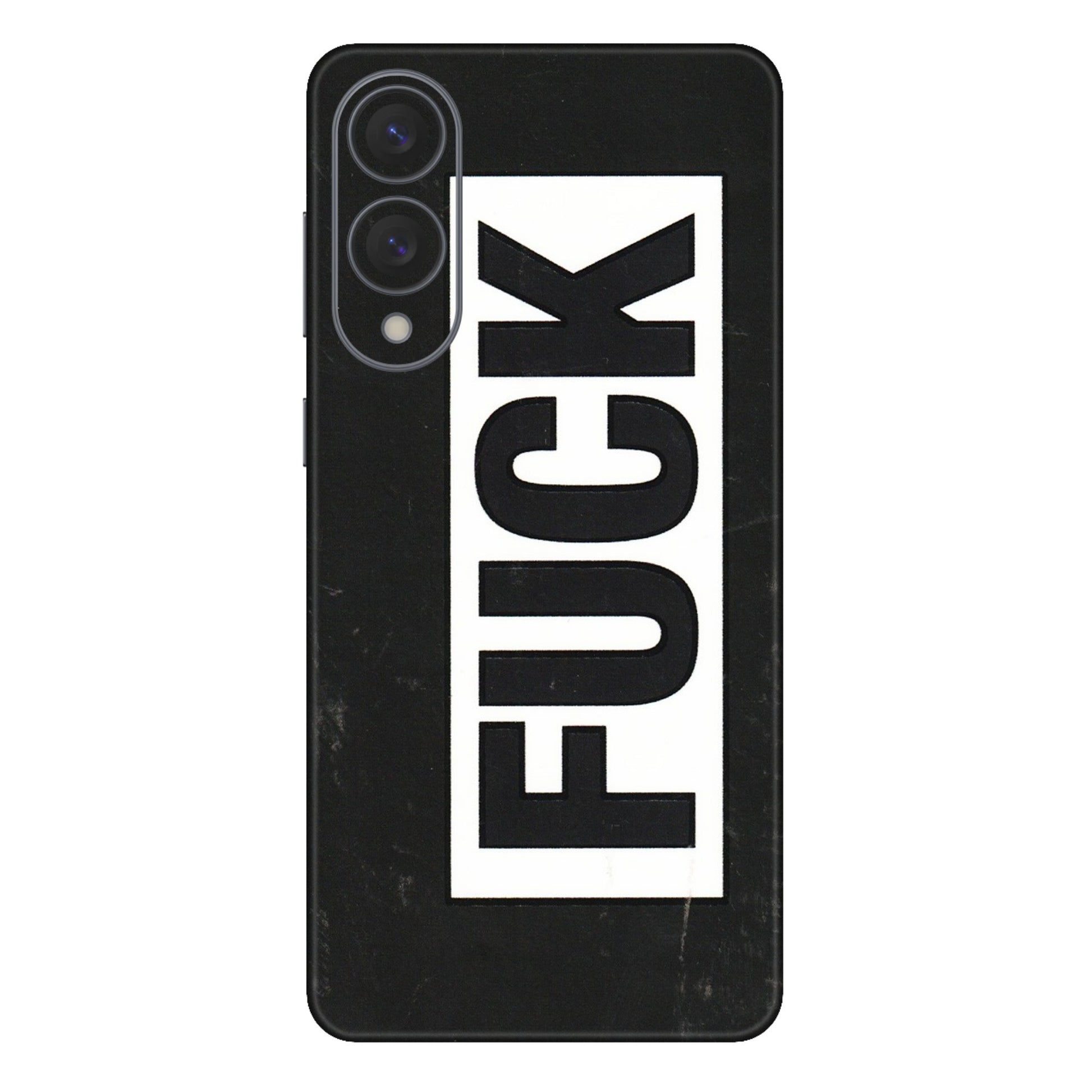 Samsung A/S Series Phone Skins (All Models) - The F Word - 3D Embossed Finish (L-255) Samsung Galaxy S25 Edge