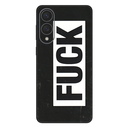 Samsung A/S Series Phone Skins (All Models) - The F Word - 3D Embossed Finish (L-255) Samsung Galaxy S25 Edge