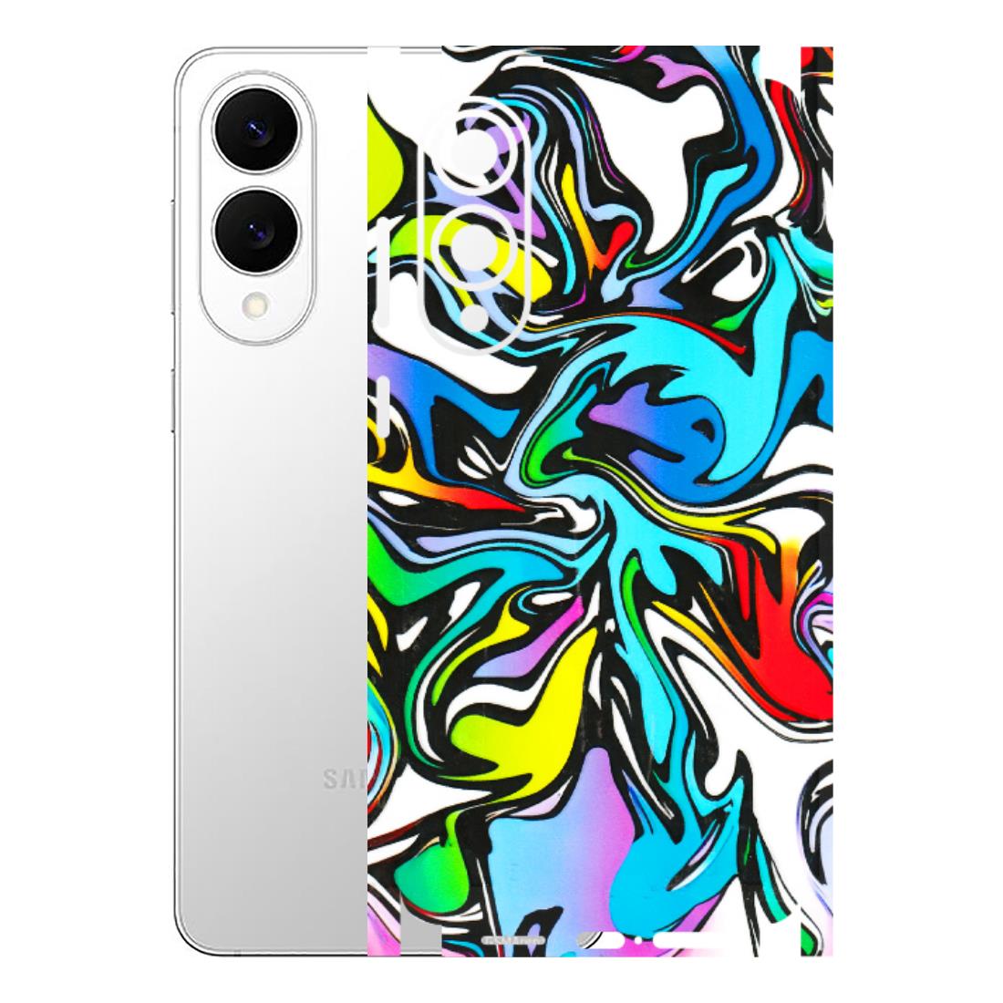 Samsung A/S Series Phone Skins (All Models) - Abstract Colour Paints - 3D Embossed Finish (L-271) Samsung Galaxy S25 Edge