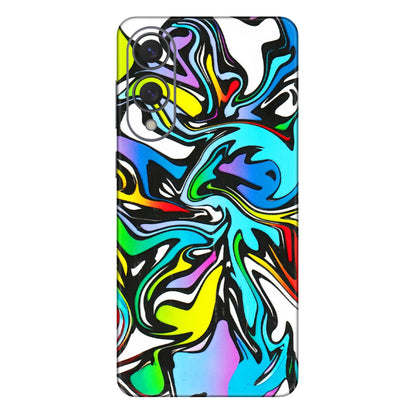 Samsung A/S Series Phone Skins (All Models) - Abstract Colour Paints - 3D Embossed Finish (L-271) Samsung Galaxy S25 Edge