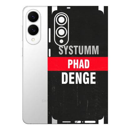 Samsung A/S Series Phone Skins (All Models) - Systumm Phad Denge - 3D Embossed Finish (L-278) Samsung Galaxy S25 Edge