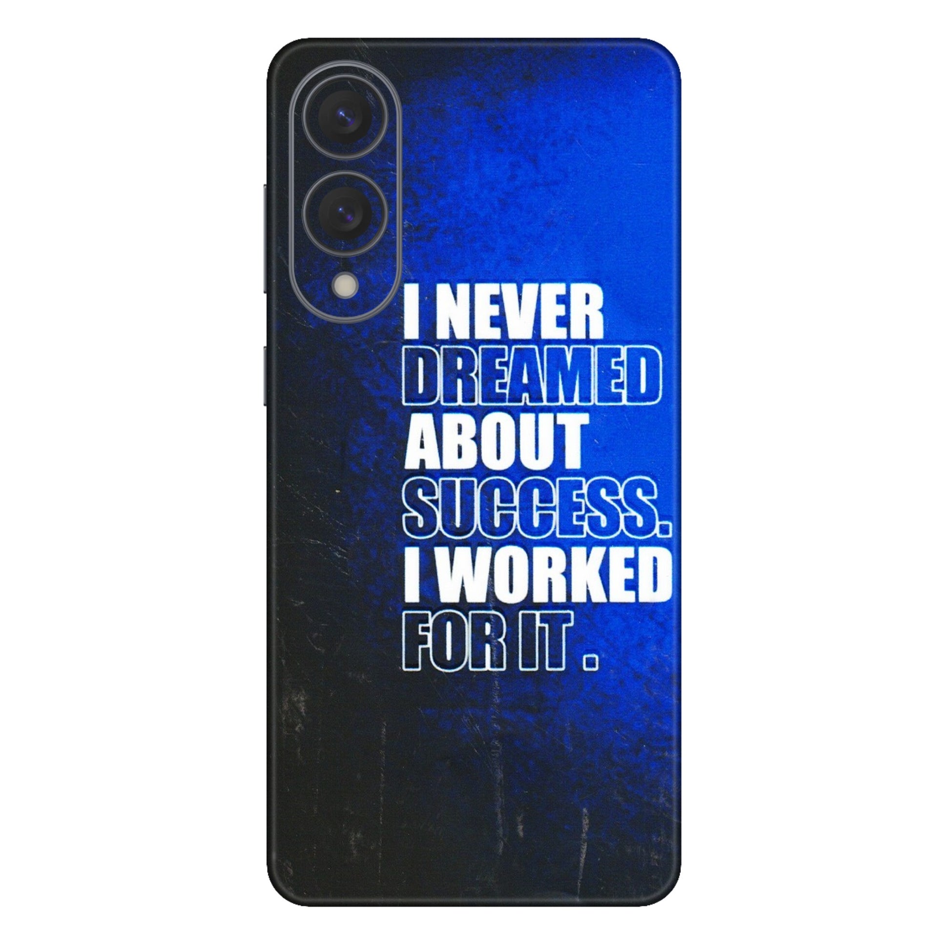 Samsung A/S Series Phone Skins (All Models) - I Never Dreamed About Success - 3D Embossed Finish (L-283) Samsung Galaxy S25 Edge