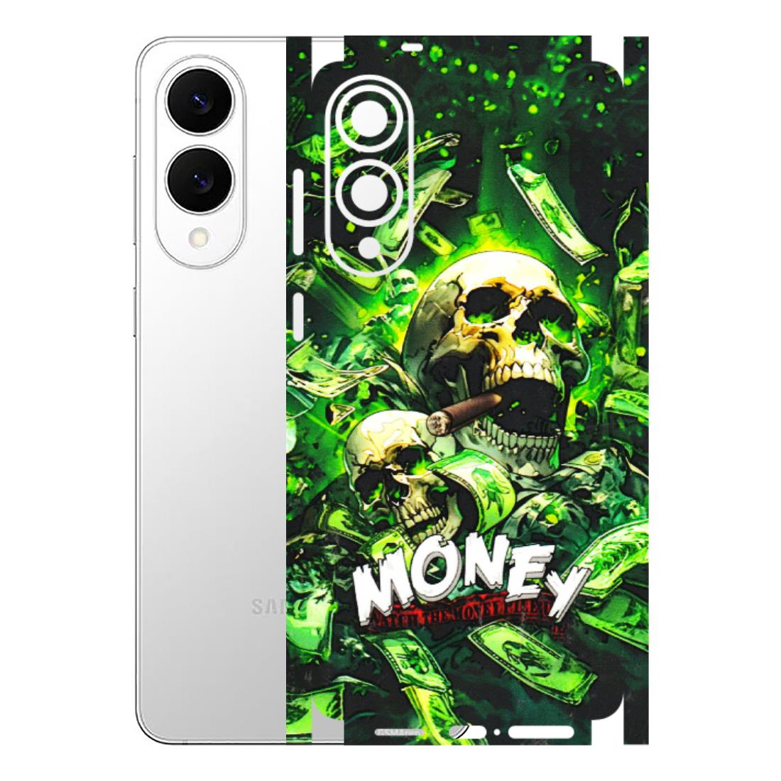 Samsung A/S Series Phone Skins (All Models) - Skull Money - 3D Embossed Finish (L-303) Samsung Galaxy S25 Edge