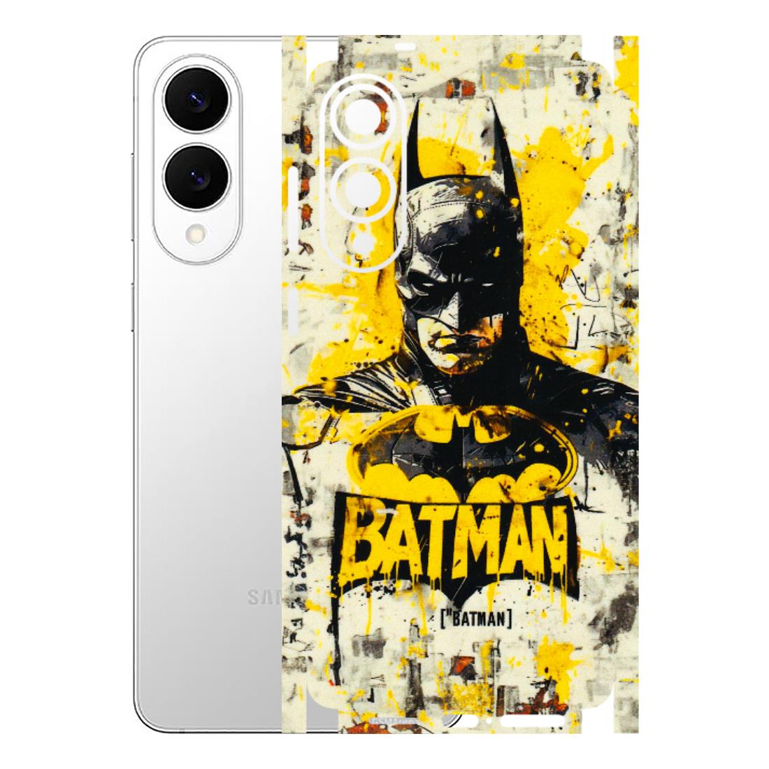 Samsung A/S Series Phone Skins (All Models) - Batman Yellow BT - 3D Embossed Finish (L-304) Samsung Galaxy S25 Edge