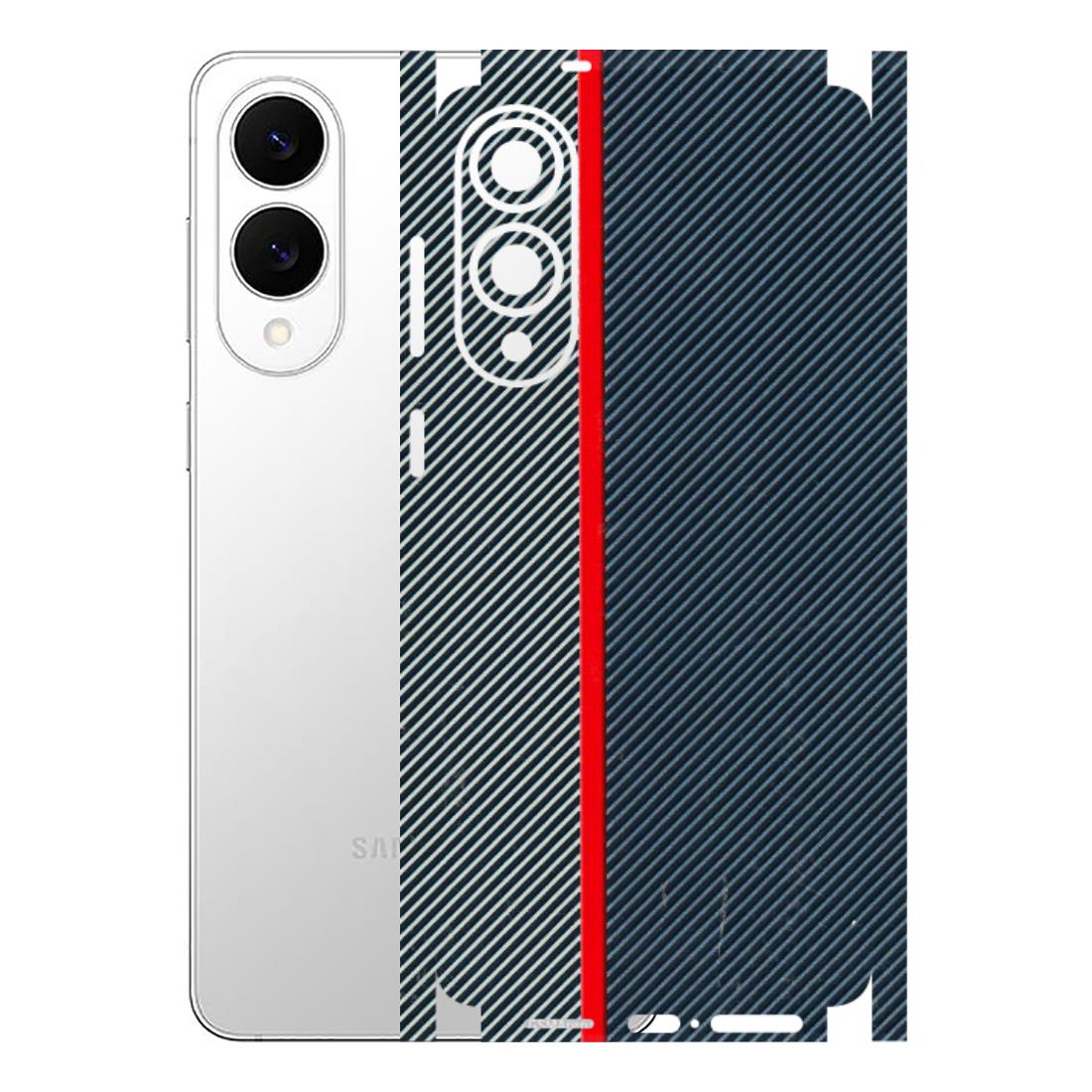 Samsung A/S Series Phone Skins (All Models) - Blue Sober Lines - 3D Embossed Finish (L-305) Samsung Galaxy S25 Edge