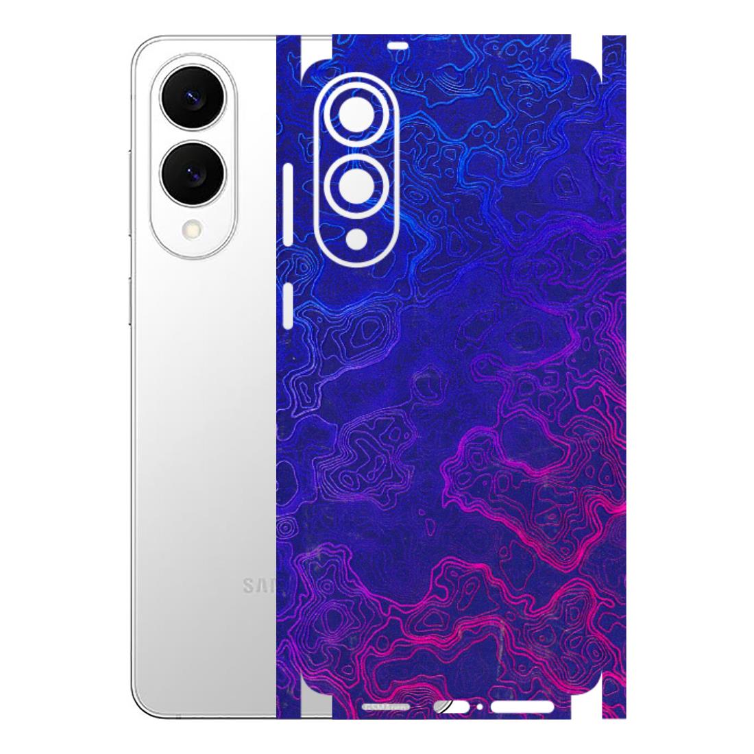 Samsung A/S Series Phone Skins (All Models) - Purple Ripples Swirl - 3D Embossed Finish (L-314) Samsung Galaxy S25 Edge