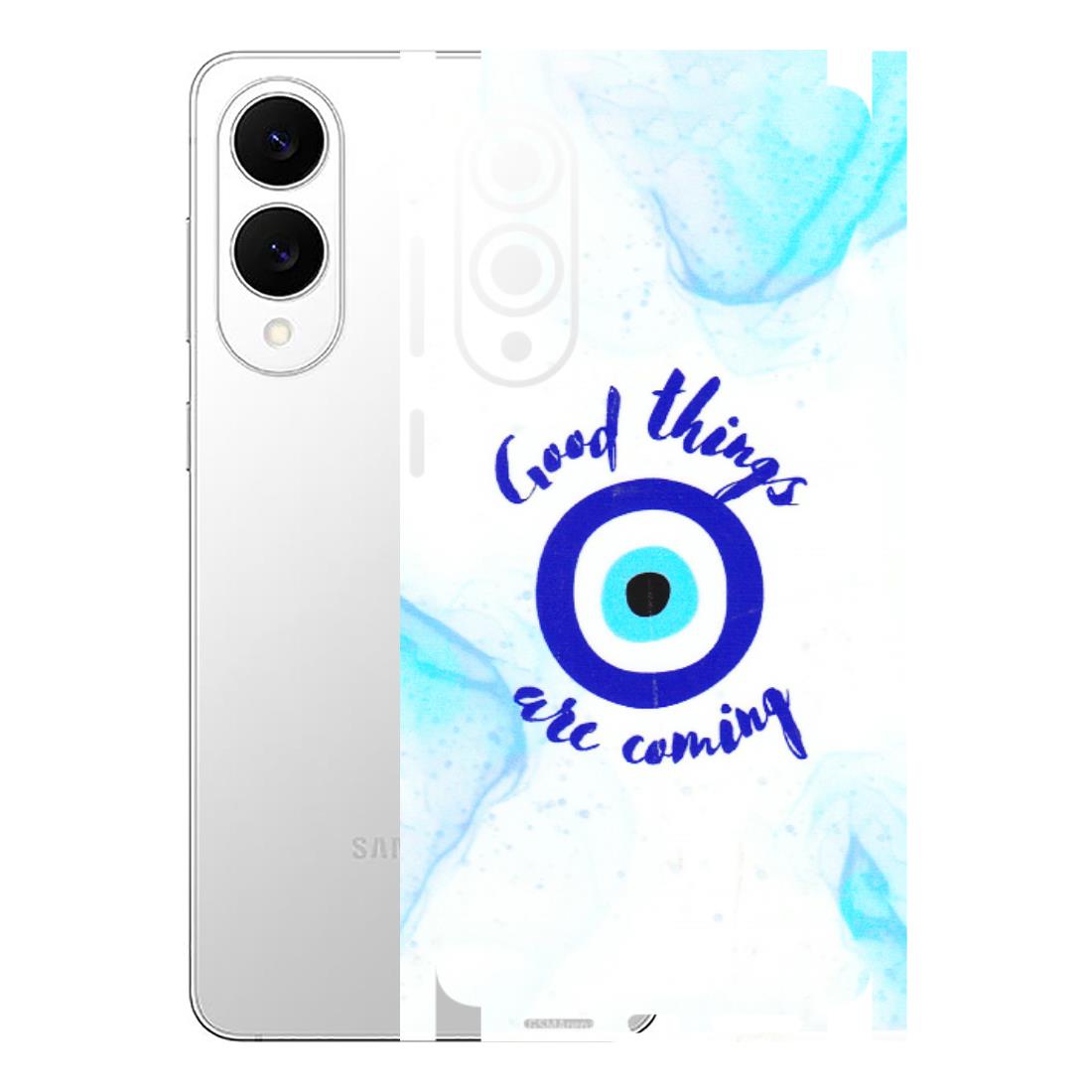 Samsung A/S Series Phone Skins (All Models) - Evil Eye Good Things Are Coming - 3D Embossed Finish (L-322) Samsung Galaxy S25 Edge