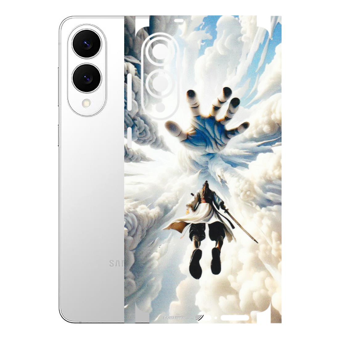 Samsung A/S Series Phone Skins (All Models) - Big Hand With Monkey King - 3D Embossed Finish (L-323) Samsung Galaxy S25 Edge