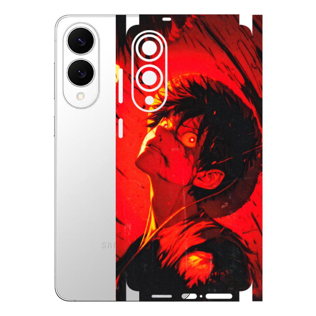 Samsung A/S Series Phone Skins (All Models) - D.Luffy Power Up One Piece Anime - 3D Embossed Finish (L-326) Samsung Galaxy S25 Edge