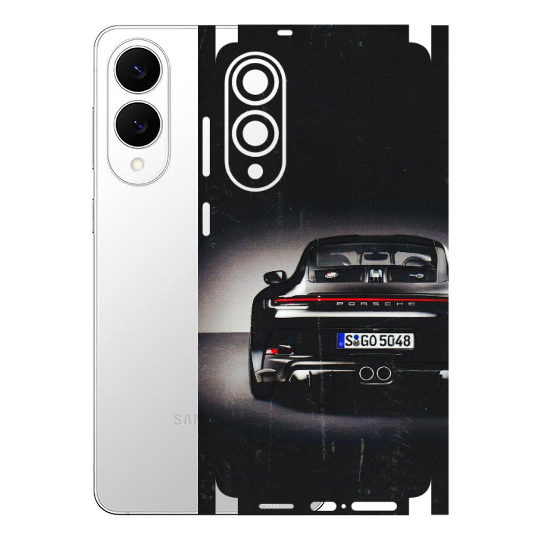 Samsung A/S Series Phone Skins (All Models) - New Black Porsche GT3 - 3D Embossed Finish (L-327) Samsung Galaxy S25 Edge