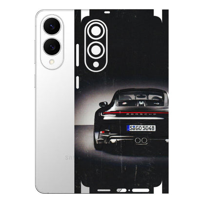 Samsung A/S Series Phone Skins (All Models) - New Black Porsche GT3 - 3D Embossed Finish (L-327) Samsung Galaxy S25 Edge