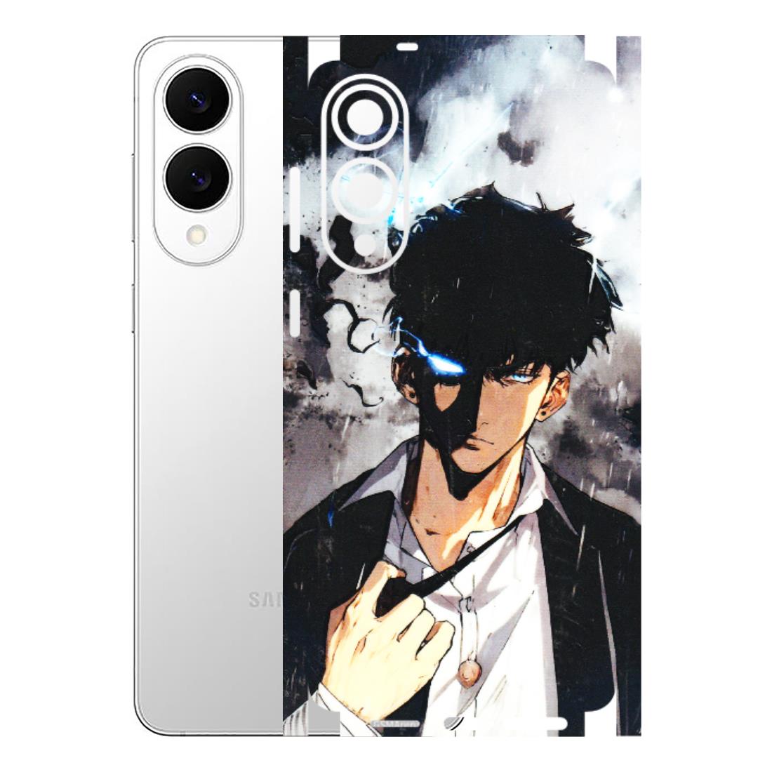 Samsung A/S Series Phone Skins (All Models) - Sung Jinwoo Manhwa Anime - 3D Embossed Finish (L-328) Samsung Galaxy S25 Edge