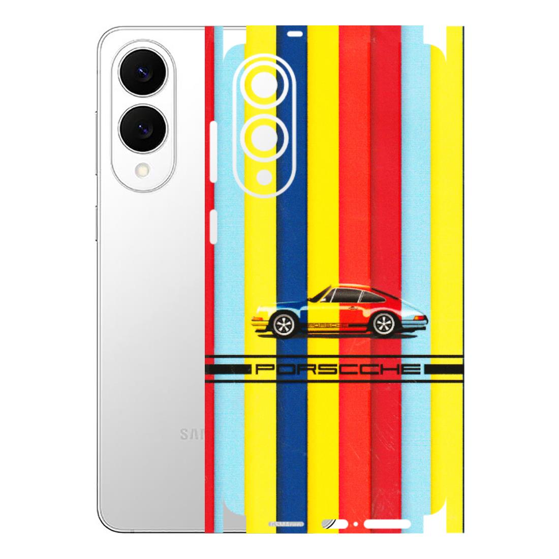 Samsung A/S Series Phone Skins (All Models) - Multicolour Porche - 3D Embossed Finish (L-39) Samsung Galaxy S25 Edge