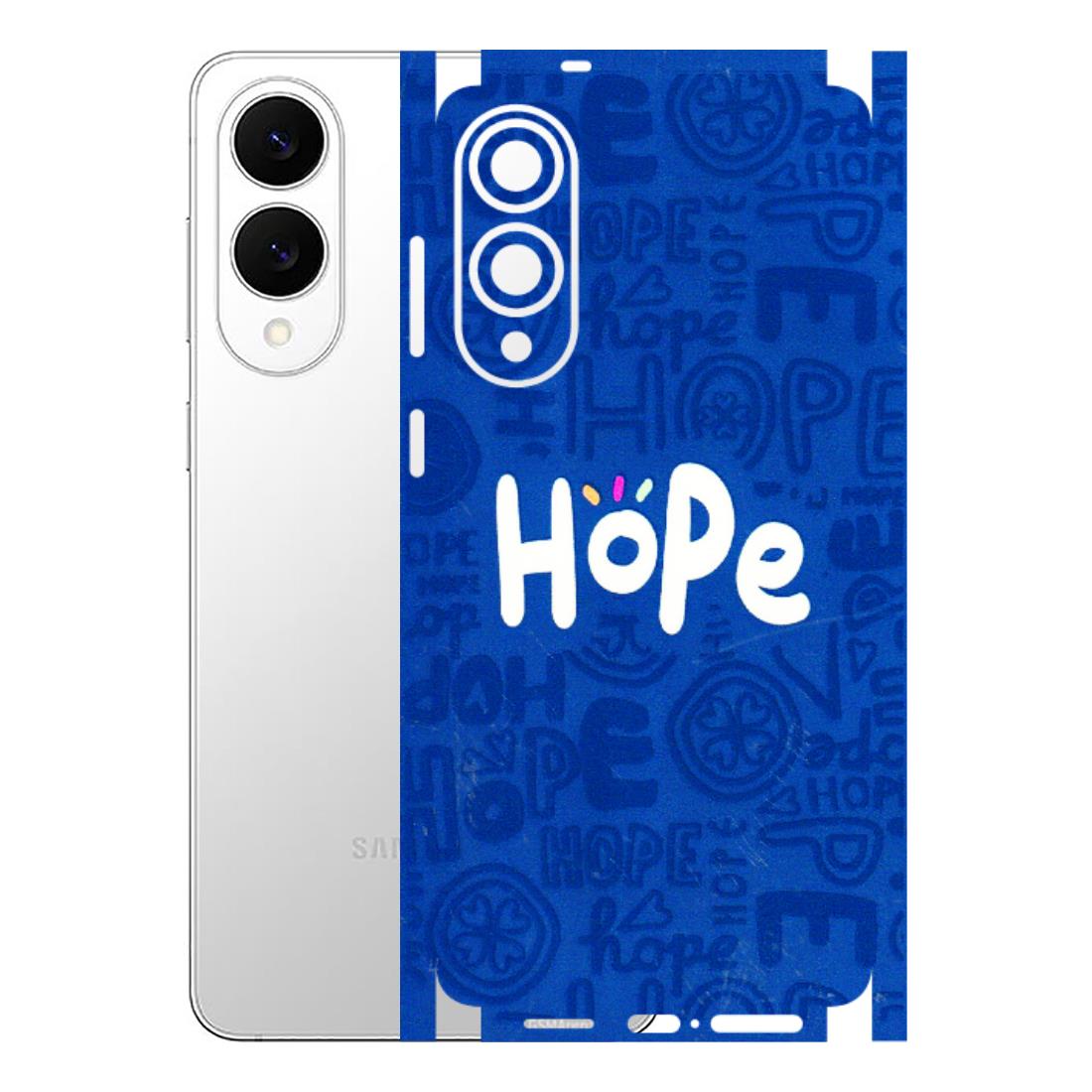 Samsung A/S Series Phone Skins (All Models) - Hope Doodles Blue - 3D Embossed Finish (L-43) Samsung Galaxy S25 Edge