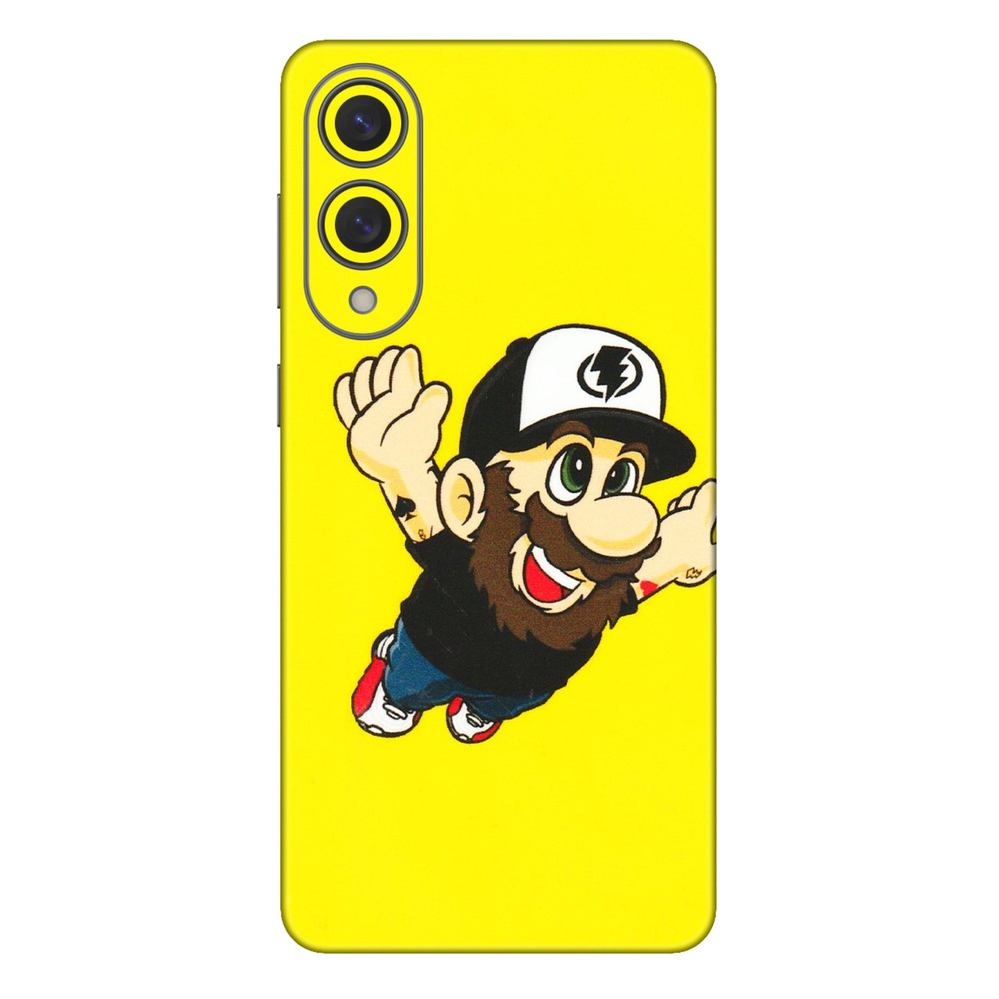 Samsung A/S Series Phone Skins (All Models) - Flying Beardo - 3D Embossed Finish (L-60) Samsung Galaxy S25 Edge