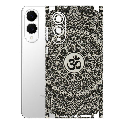 Samsung A/S Series Phone Skins (All Models) - Aum Elegant Mandala - 3D Embossed Finish (L-62) Samsung Galaxy S25 Edge