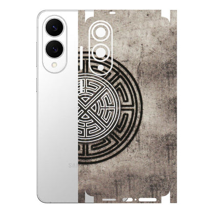 Samsung A/S Series Phone Skins (All Models) - Mysterious Circular Design - 3D Embossed Finish (L-63) Samsung Galaxy S25 Edge