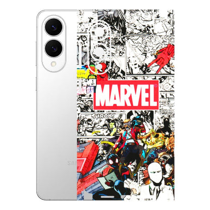 Samsung A/S Series Phone Skins (All Models) - Marvel Colorful Comic - 3D Embossed Finish (L-64) Samsung Galaxy S25 Edge