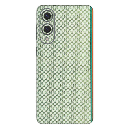 Samsung A/S Series Phone Skins (All Models) - Gucci Fabric Pattern - 3D Embossed Finish (L-73) Samsung Galaxy S25 Edge