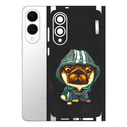 Samsung A/S Series Phone Skins (All Models) - Puppy N Hoodie - 3D Embossed Finish (L-90) Samsung Galaxy S25 Edge