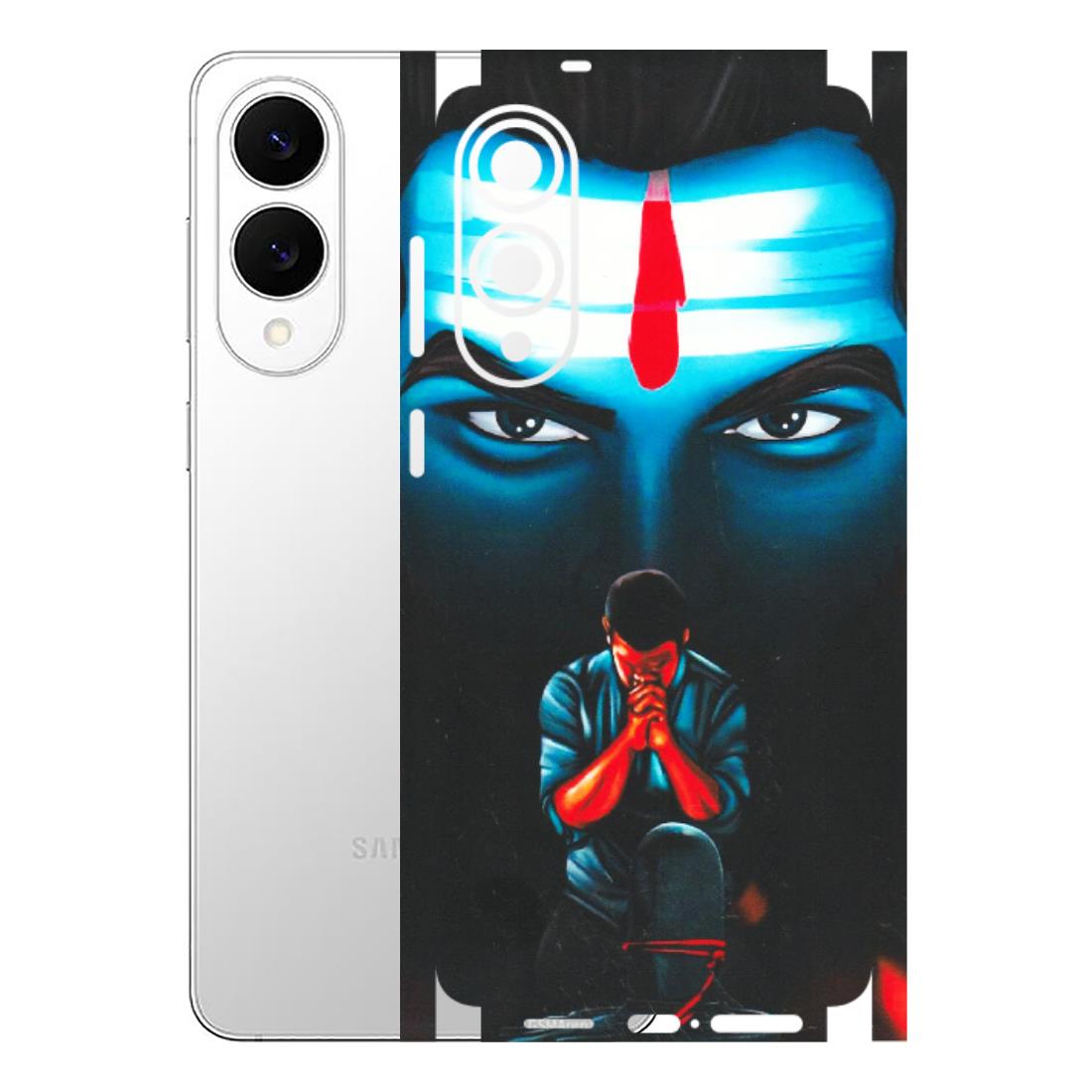 Samsung A/S Series Phone Skins (All Models) - Mahakal Bhakt - Matte Finish (M-112) Samsung Galaxy S25 Edge
