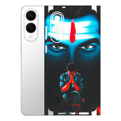 Samsung A/S Series Phone Skins (All Models) - Mahakal Bhakt - Matte Finish (M-112) Samsung Galaxy S25 Edge