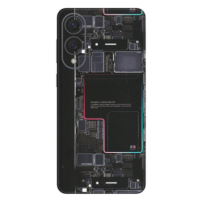 Samsung A/S Series Phone Skins (All Models) - Motherboard Circuit Layout - Matte Finish (M-117) Samsung Galaxy S25 Edge