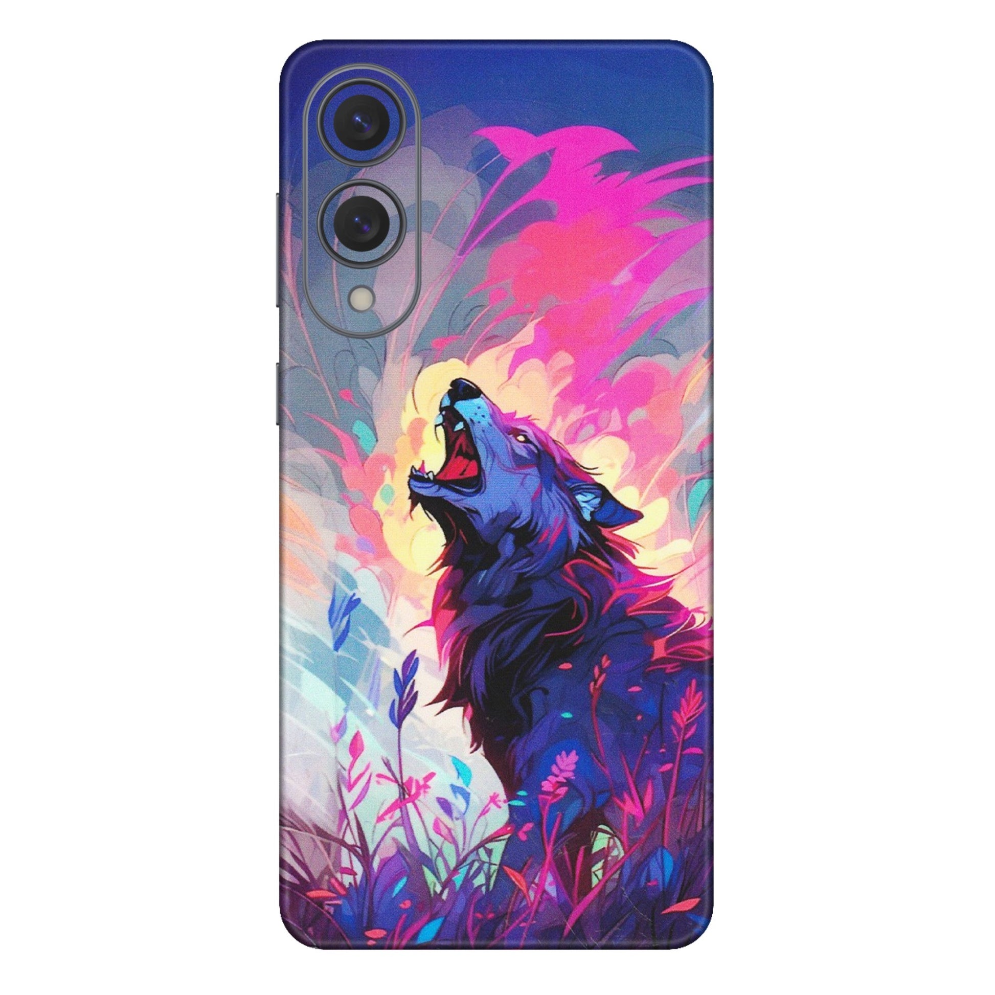 Samsung A/S Series Phone Skins (All Models) - New Wild Wolf Abstract - Matte Finish (M-125) Samsung Galaxy S25 Edge