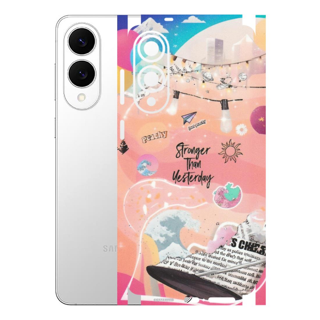 Samsung A/S Series Phone Skins (All Models) - Stronger Then Yesterday - Matte Finish (M-128) Samsung Galaxy S25 Edge