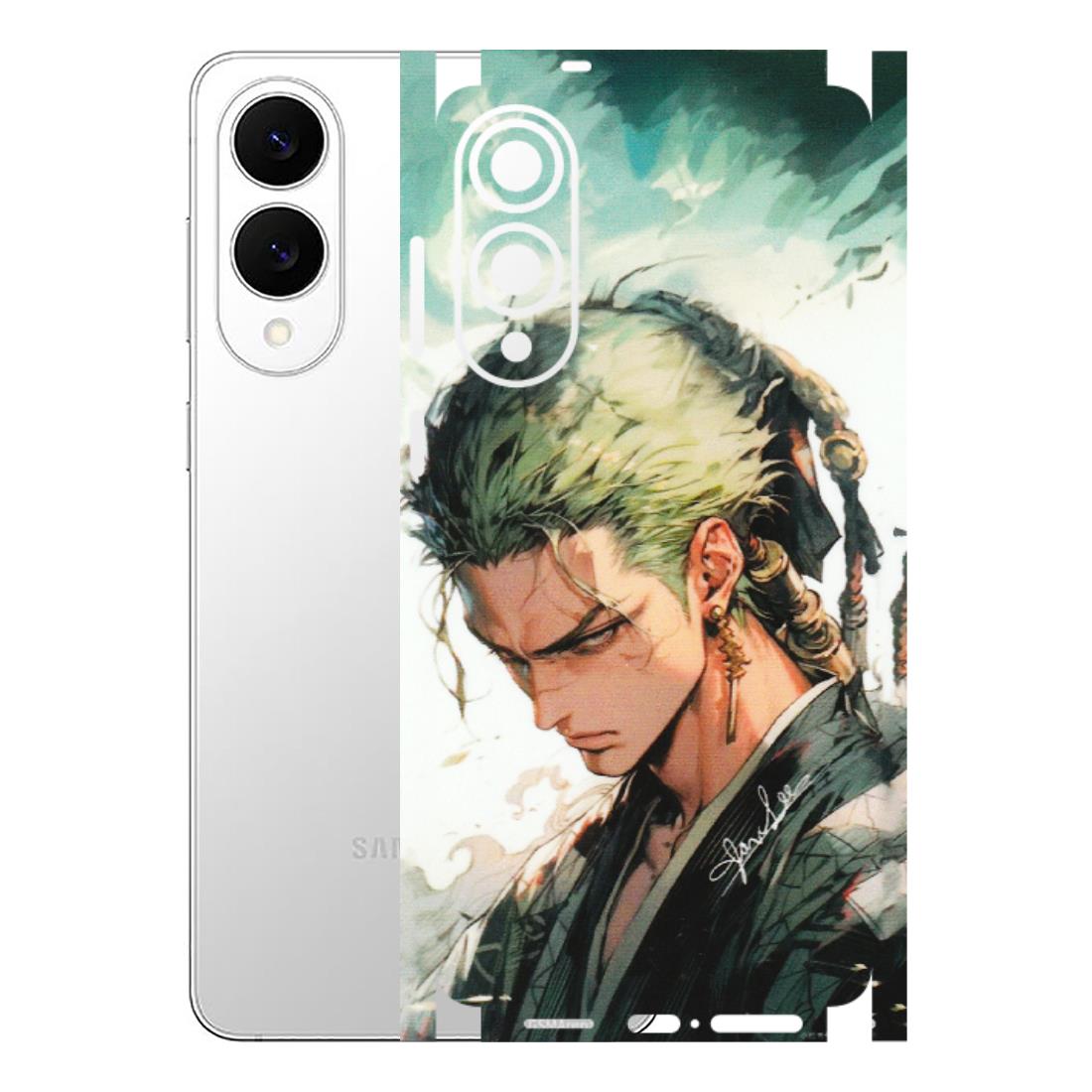 Samsung A/S Series Phone Skins (All Models) - New Roronoa Zoro One Picece Anime - Matte Finish (M-140) Samsung Galaxy S25 Edge