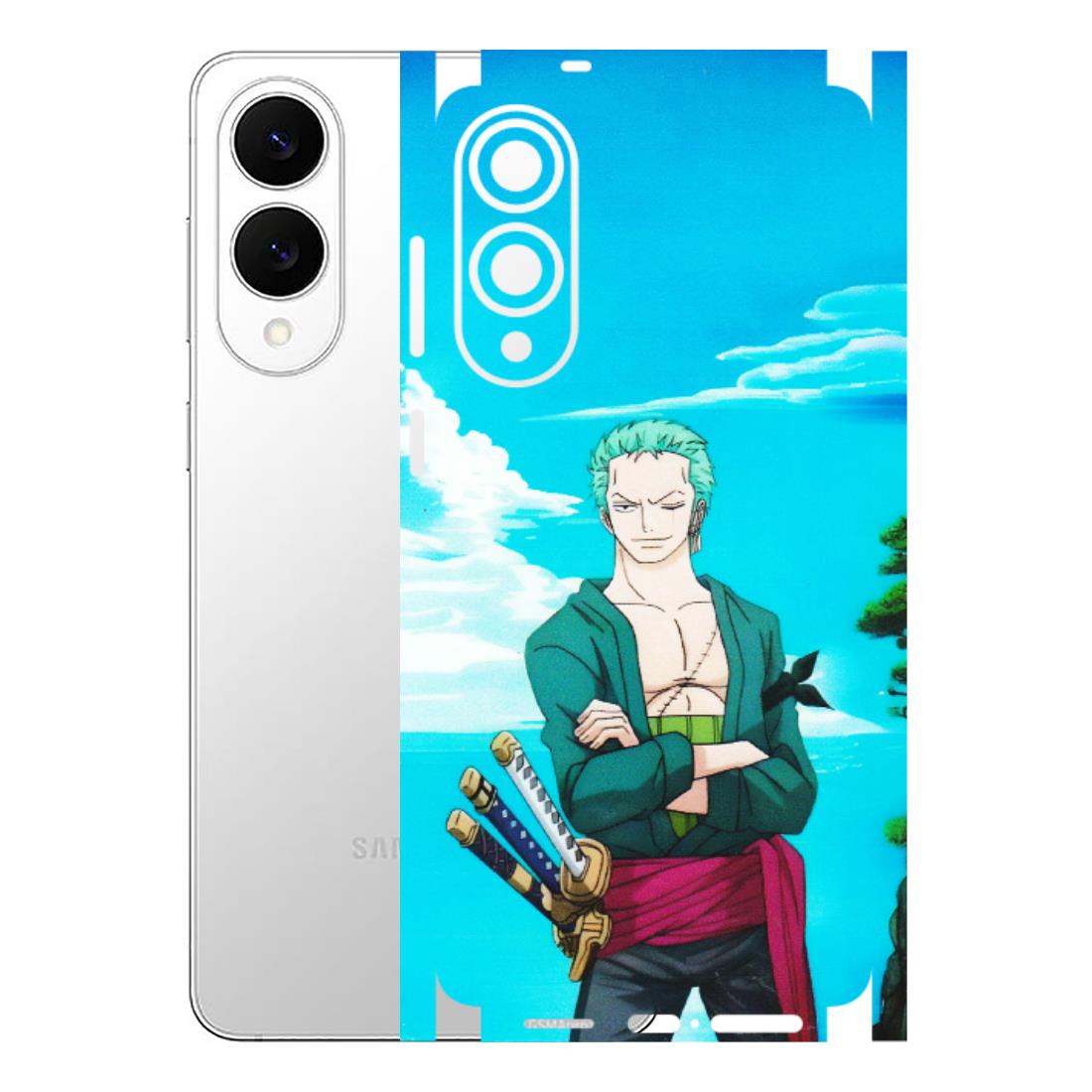 Samsung A/S Series Phone Skins (All Models) - Cool Swordman Zoro Anime - Matte Finish (M-143) Samsung Galaxy S25 Edge