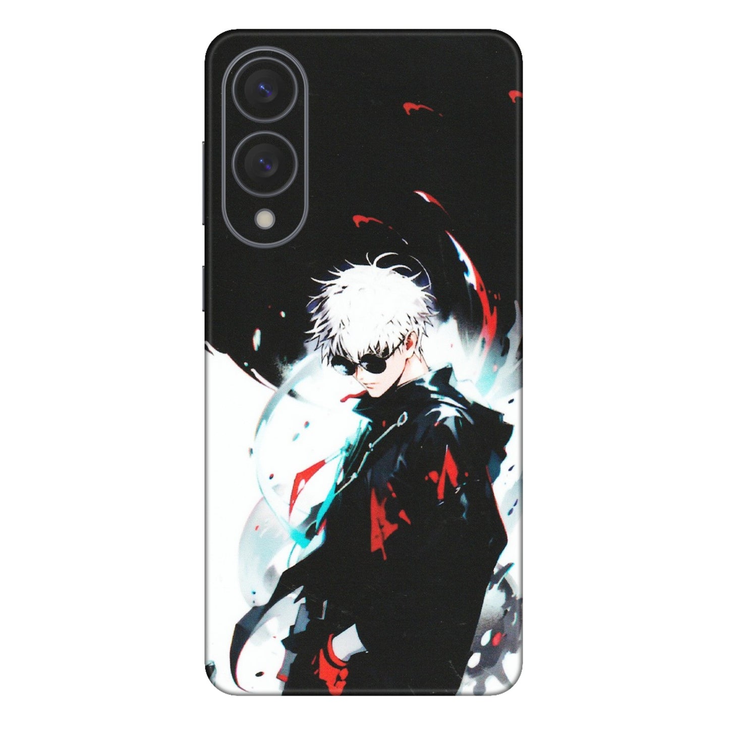 Samsung A/S Series Phone Skins (All Models) - Gojo Powerful Charater Kaisen Anime - Matte Finish (M-144) Samsung Galaxy S25 Edge